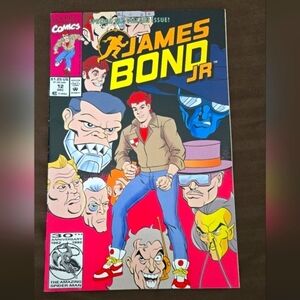 Marvel | Other | James Bond Jr 2 Last Issue 1992 Marvel Comics Low ...